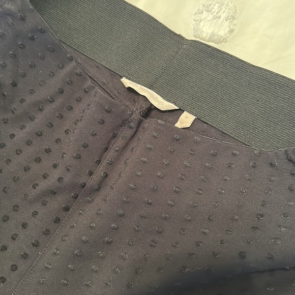 Soft Surroundings Dottie Polka Dot Pull On Pants In Black Size Medium - Picture 4 of 5